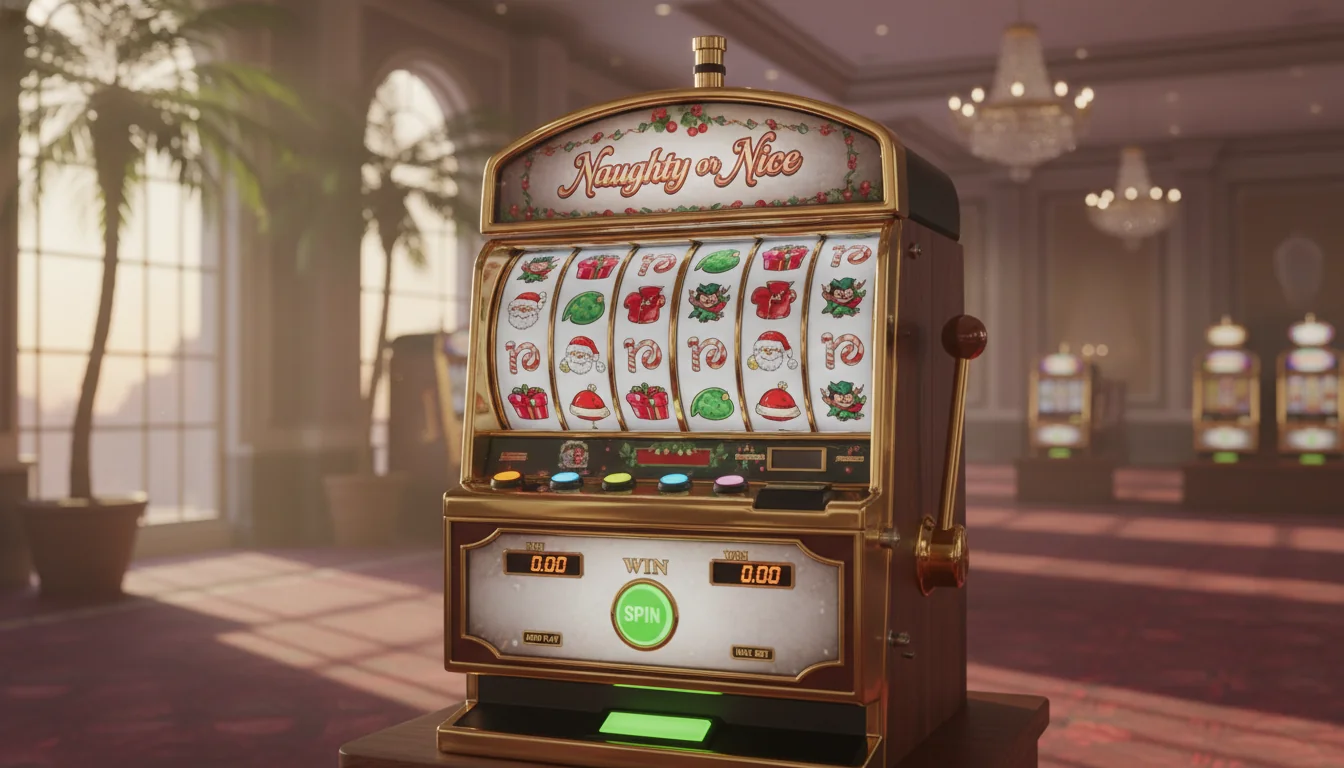 Naughty or Nice slot game cheerful character